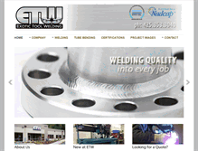 Tablet Screenshot of exotictoolwelding.com